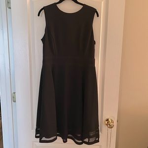 Calvin Klein Black Sleeveless Dress